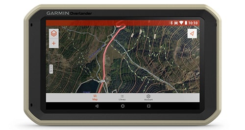Garmin Explore на навигаторе Overlander Garmin Explore на навигаторе Overlander