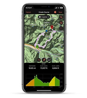 Приложение Garmin Explore