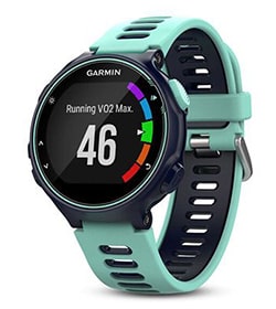 Garmin Forerunner 735XT, показывающий значение VO2max пользователя