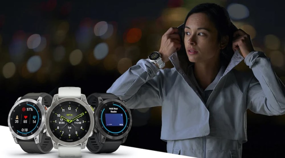 Garmin представляет Epix, мультиспортивные смарт-часы премиум-класса с ярким AMOLED-дисплеем