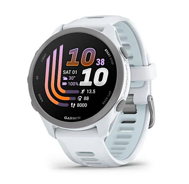 Forerunner 170 белый камень с силиконовым ремешком цвета белого камня / облачно-голубого цвета