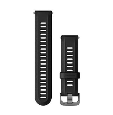 Ремешки для часов Forerunner 955 / 965 (22 мм) черный с фурнитурой цвета шифера