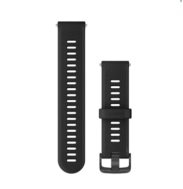 Сменные ремешки (22 мм) для Forerunner® 745 / Forerunner® 945 LTE черный силикон с фурнитурой Slate