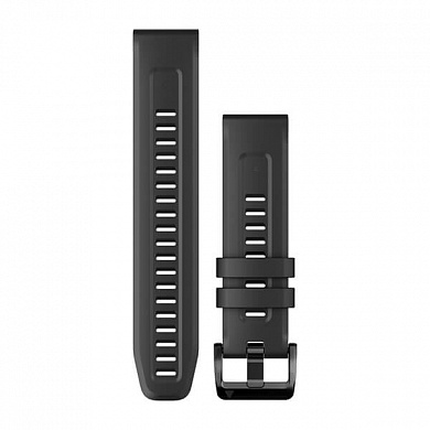 Сменные ремешки QuickFit™ 22 мм черный силикон