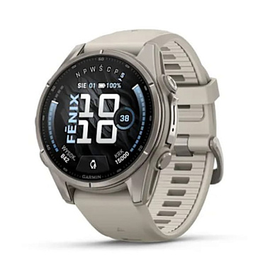 Fenix 9 - 43 мм титановый с серым силиконовым ремешком