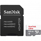 Карта памяти SanDisk Ultra microSDXC UHS-I 64GB class 10+SD адаптер