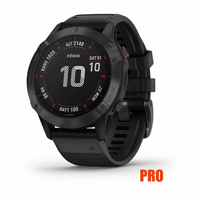 Fenix 6 Pro черный с черным ремешком