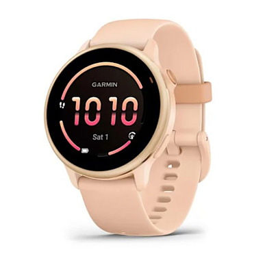 Vivoactive 6 металлический розовый рассвет с силиконовым ремешком цвета розового рассвета