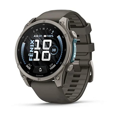 Fenix 9 - 47 мм титановый с силиконовым ремешком цвета гальки