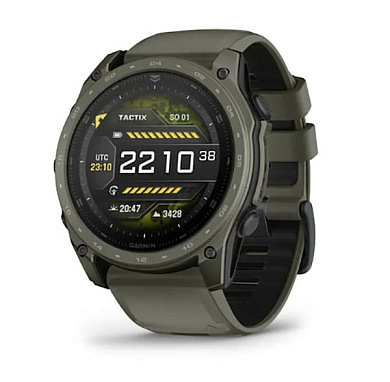 tactix 8 - 51 мм, AMOLED, покрытие Cerakote оливково-зеленого цвета (Applied Ballistics Ultralight™)