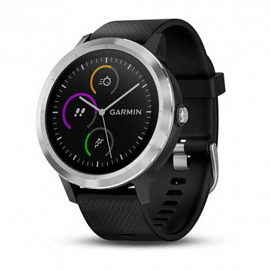 Vivoactive 3 черный с рамкой из нержавеющей стали